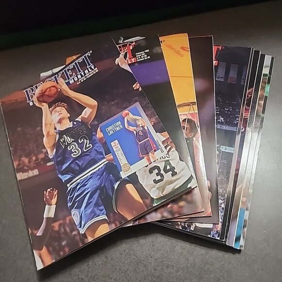 1993 Jan-Dec Beckett Basketball Monthly Magazine lot of 12 vintage clean - Picture 1 of 7